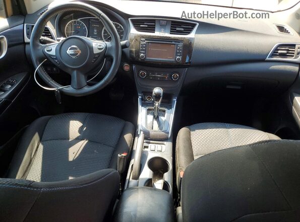 3N1AB7AP7HY360275 2017 NISSAN SENTRA Black Widok deski rozdzielczej