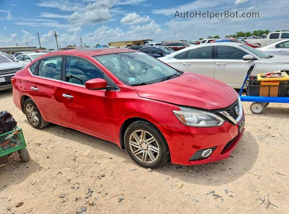 3N1AB7AP7HY370126 2017 NISSAN SENTRA Красный Передняя правая четверть