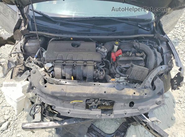 3N1AB7AP7HY370255 2017 NISSAN SENTRA Серый Вид задней части салона