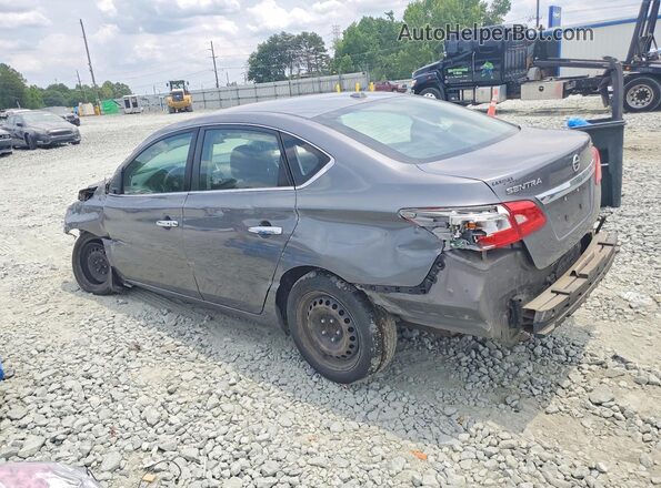 3N1AB7AP7HY370255 2017 NISSAN SENTRA Серый Задняя левая четверть