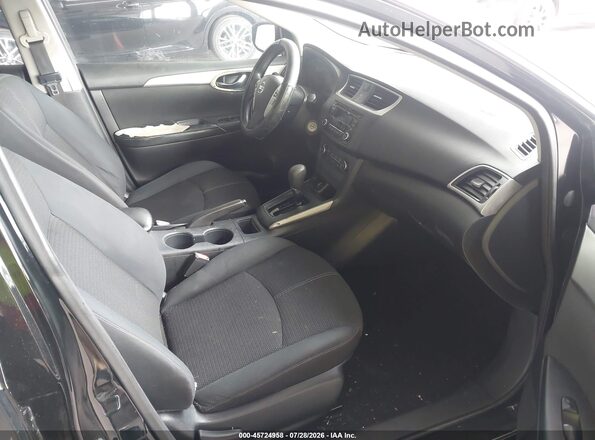 3N1AB7AP7HY394359 2017 NISSAN SENTRA Черный Вид салона спереди