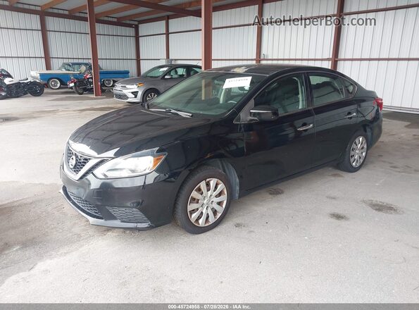 3N1AB7AP7HY394359 2017 NISSAN SENTRA Черный Передняя левая четверть