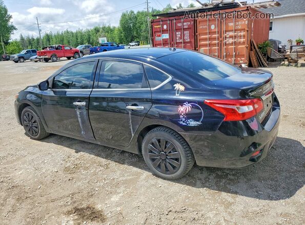 3N1AB7AP7HY397455 2017 NISSAN SENTRA Black უკანა მარცხენა