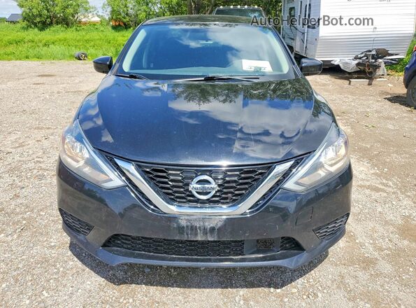 3N1AB7AP7HY397455 2017 NISSAN SENTRA Black წინა ხედი