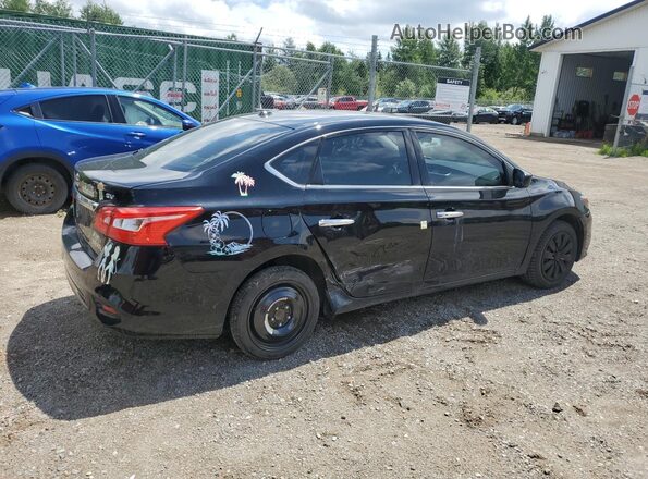 3N1AB7AP7HY397455 2017 NISSAN SENTRA Black უკანა მარჯვენა