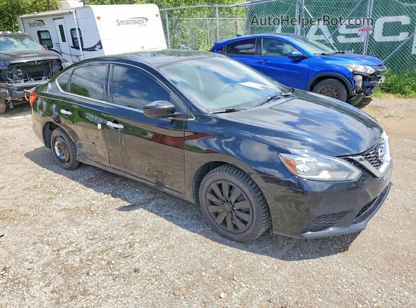 3N1AB7AP7HY397455 2017 NISSAN SENTRA Black წინა მარჯვენა
