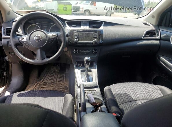 3N1AB7AP7HY397455 2017 NISSAN SENTRA Black წინა პანელის ხედი