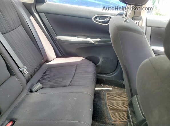 3N1AB7AP7HY397455 2017 NISSAN SENTRA Black უკანა სავარძლების ხედი