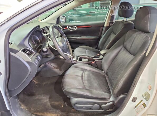 3N1AB7AP7HY399013 2017 NISSAN SENTRA White Вид салону спереду