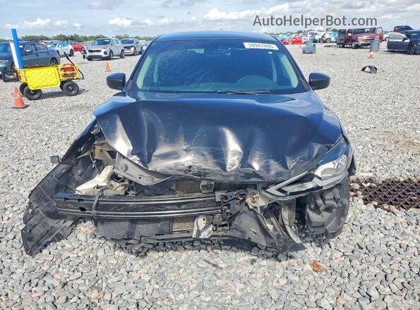 3N1AB7AP7JL614084 2018 NISSAN SENTRA Black Դիմացի տեսք