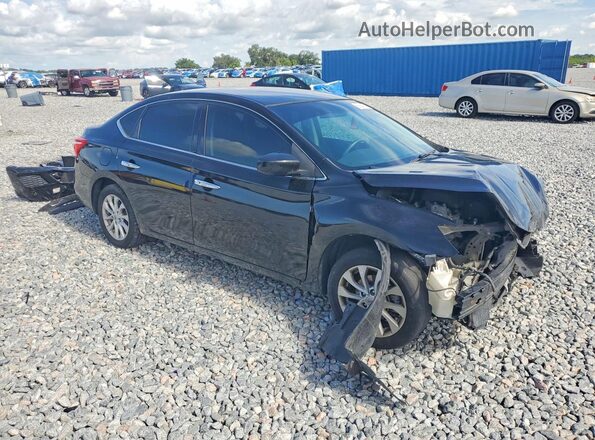 3N1AB7AP7JL614084 2018 NISSAN SENTRA Black Առջևի աջ