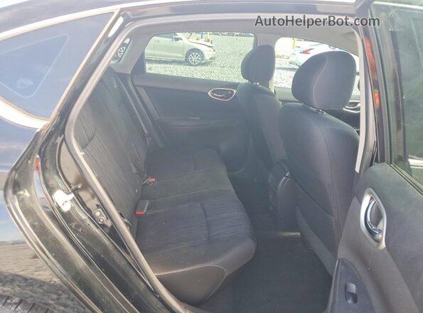 3N1AB7AP7JL614084 2018 NISSAN SENTRA Black Հետևի նստատեղերի տեսք