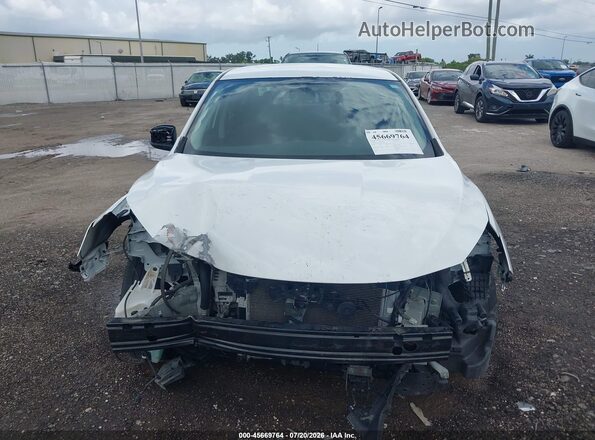 3N1AB7AP7JY229692 2018 NISSAN SENTRA White Instrument cluster view