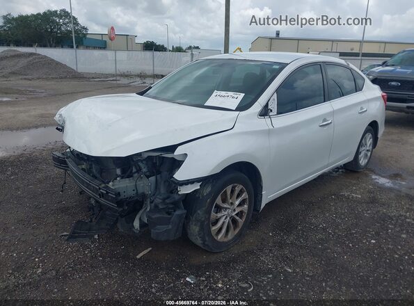 3N1AB7AP7JY229692 2018 NISSAN SENTRA White Front left