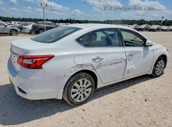3N1AB7AP7JY236027 2018 NISSAN SENTRA Белый Задняя правая четверть