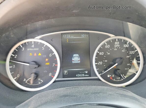 3N1AB7AP7JY236027 2018 NISSAN SENTRA Белый Вид щитка приборов