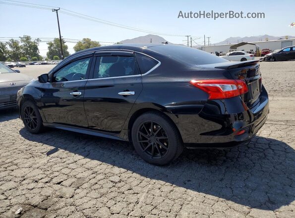 3N1AB7AP7JY236870 2018 NISSAN SENTRA Черный Задняя левая четверть