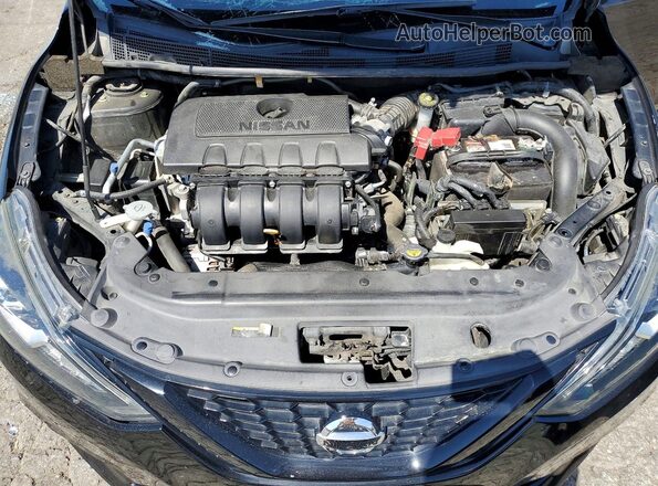 3N1AB7AP7JY236870 2018 NISSAN SENTRA Черный Вид задней части салона