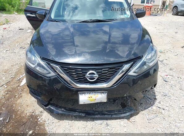 3N1AB7AP7JY255077 2018 NISSAN SENTRA Black Front view