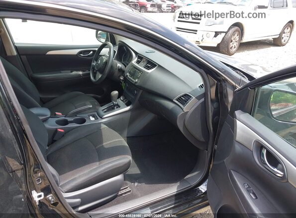 3N1AB7AP7JY255077 2018 NISSAN SENTRA Black Front interior view