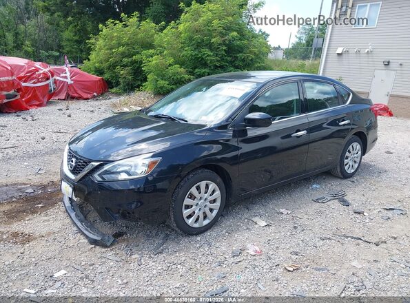 3N1AB7AP7JY255077 2018 NISSAN SENTRA Black Front left