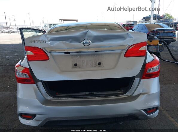 3N1AB7AP7JY255192 2018 NISSAN SENTRA Silver Front view