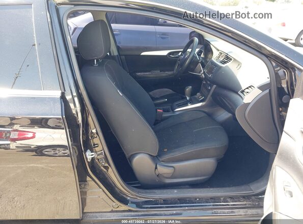 3N1AB7AP7JY276950 2018 NISSAN SENTRA Black Widok wnętrza z przodu