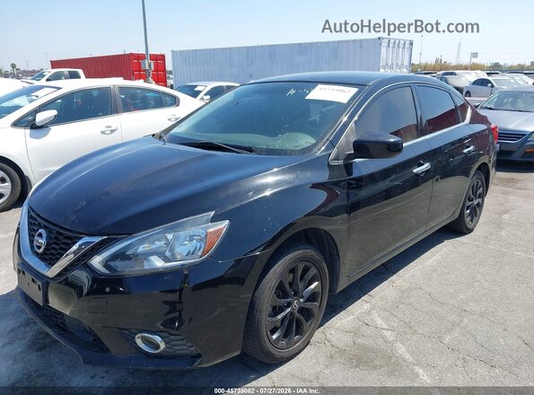 3N1AB7AP7JY276950 2018 NISSAN SENTRA Black Widok z przodu