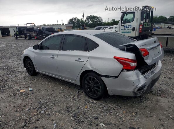 3N1AB7AP7JY282117 2018 NISSAN SENTRA Silver Rear left