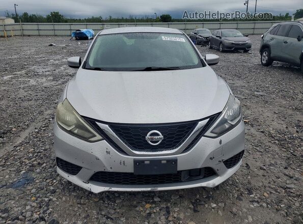 3N1AB7AP7JY282117 2018 NISSAN SENTRA Silver Front view