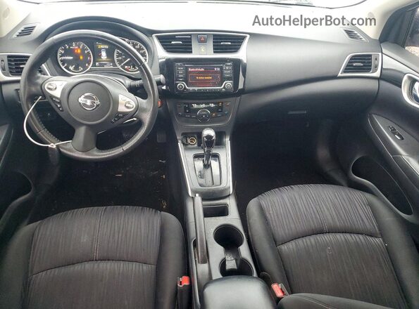 3N1AB7AP7JY282117 2018 NISSAN SENTRA Silver Dashboard view