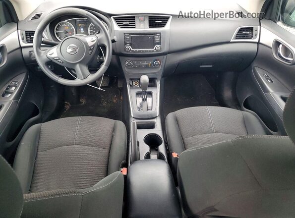 3N1AB7AP7JY296311 2018 NISSAN SENTRA Blue Dashboard view
