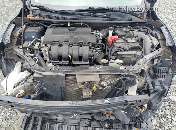 3N1AB7AP7JY296311 2018 NISSAN SENTRA Blue Rear interior view