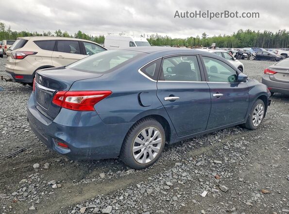 3N1AB7AP7JY296311 2018 NISSAN SENTRA Blue Rear right