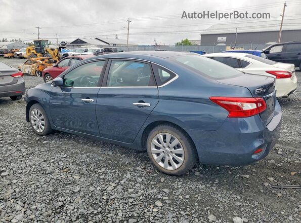3N1AB7AP7JY296311 2018 NISSAN SENTRA Blue Rear left