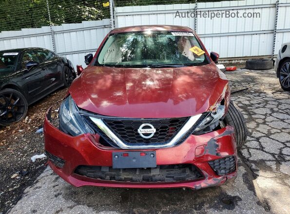 3N1AB7AP7JY296566 2018 NISSAN SENTRA Red Front view