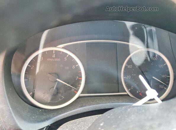 3N1AB7AP7JY296566 2018 NISSAN SENTRA Red Instrument cluster view