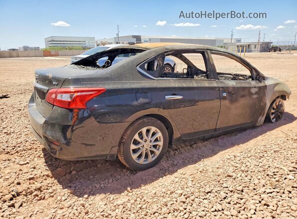 3N1AB7AP7JY297099 2018 NISSAN SENTRA Black უკანა მარჯვენა