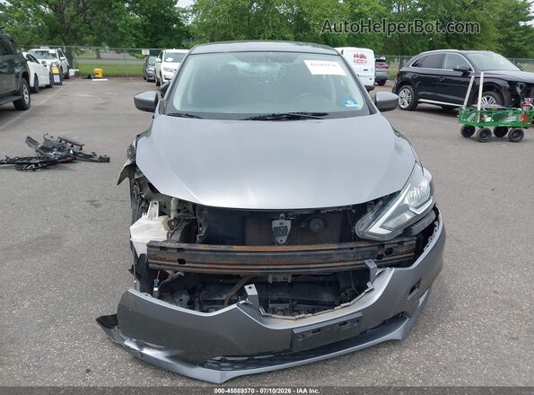3N1AB7AP7JY297345 2018 NISSAN SENTRA Gray Դիմացի տեսք