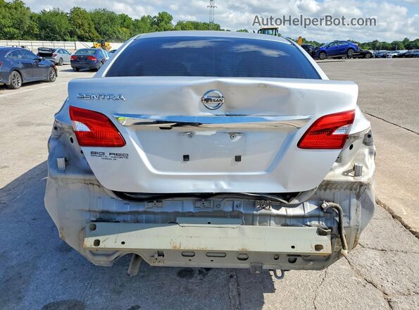 3N1AB7AP7JY301992 2018 NISSAN SENTRA Gray Հետևի տեսք