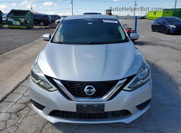 3N1AB7AP7JY301992 2018 NISSAN SENTRA Gray Դիմացի տեսք