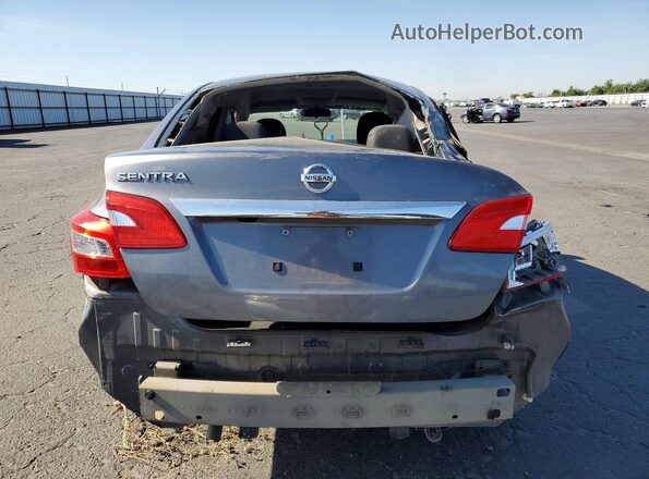 3N1AB7AP7JY303080 2018 NISSAN SENTRA Gray უკანა ხედი