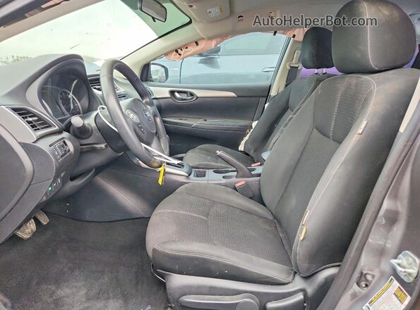 3N1AB7AP7JY303080 2018 NISSAN SENTRA Gray წინა სალონის ხედი