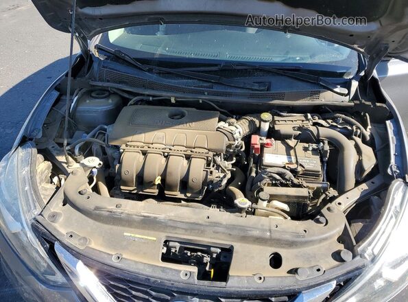 3N1AB7AP7JY303080 2018 NISSAN SENTRA Gray უკანა სალონის ხედი