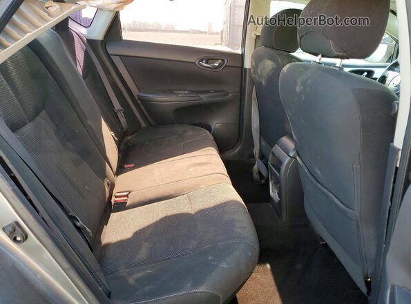 3N1AB7AP7JY303080 2018 NISSAN SENTRA Gray უკანა სავარძლების ხედი