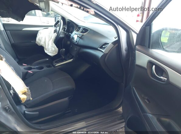 3N1AB7AP7JY309705 2018 NISSAN SENTRA Серый Вид салона спереди