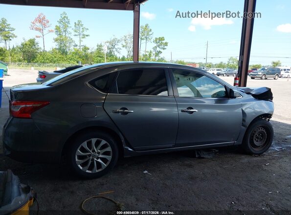 3N1AB7AP7JY309705 2018 NISSAN SENTRA Серый Панорамный вид салона 360°