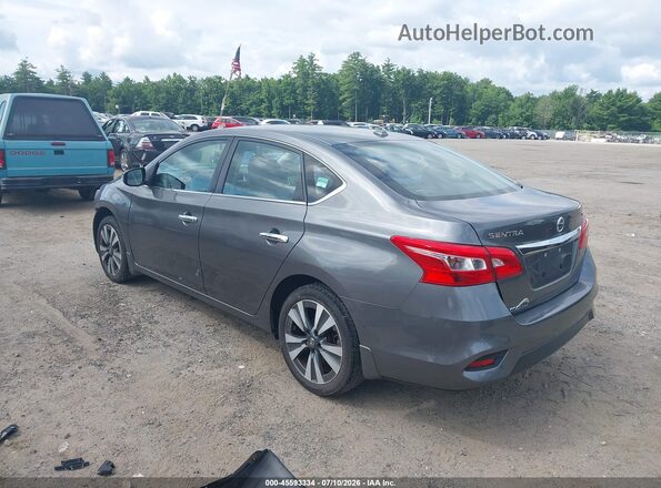 3N1AB7AP7JY317979 2018 NISSAN SENTRA Серый Задняя левая четверть