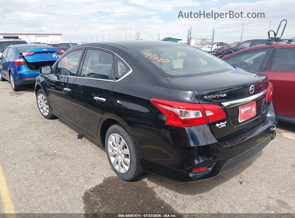 3N1AB7AP7JY324267 2018 NISSAN SENTRA Черный Задняя левая четверть