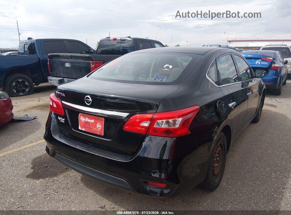 3N1AB7AP7JY324267 2018 NISSAN SENTRA Черный Задняя правая четверть